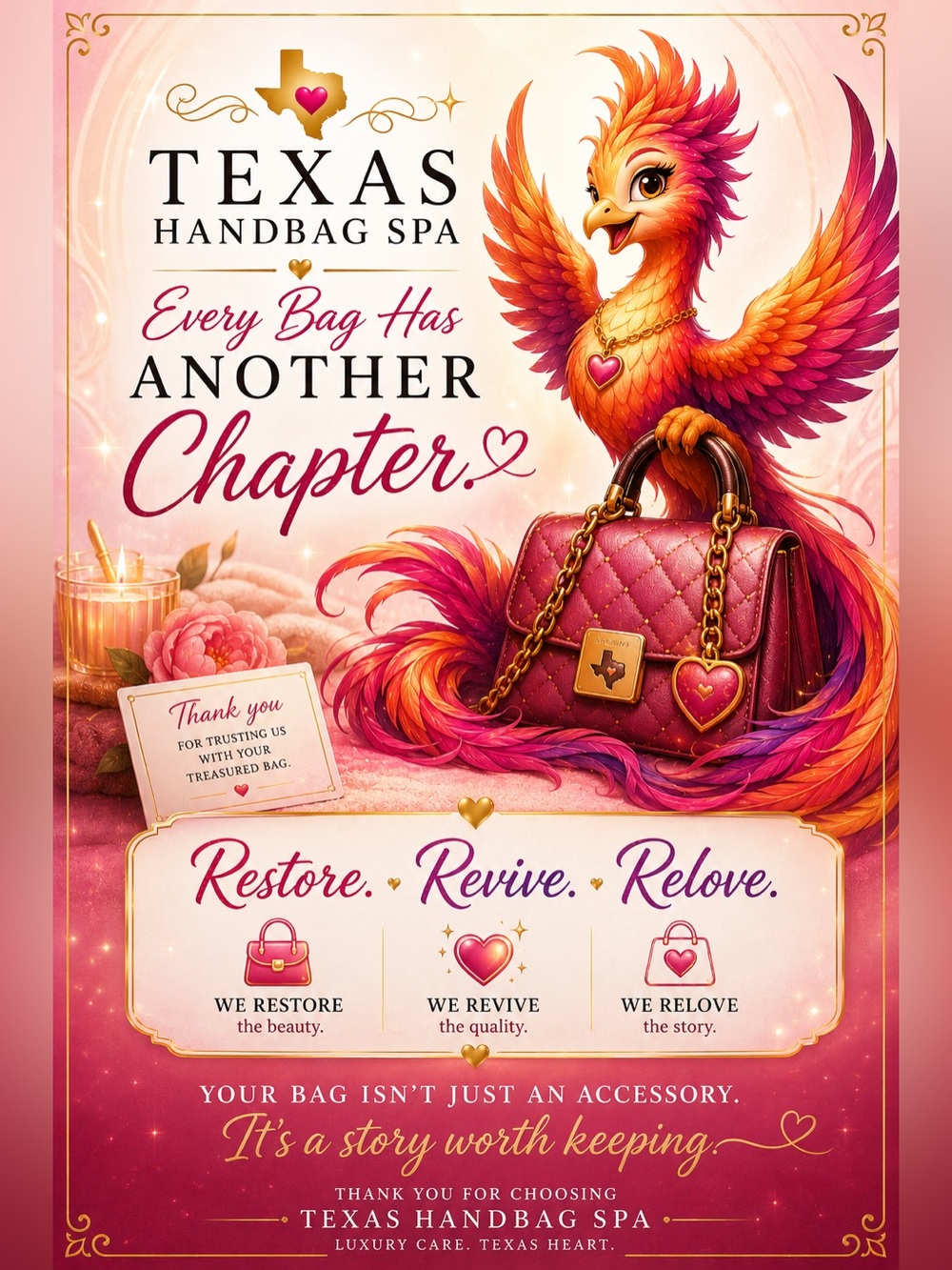 🐦🔥👜🛠️TEXAS HANDBAG SPA🛠️👜🐦🔥